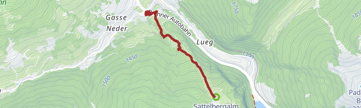 Route map: Schmugglerpfad Etappe 5